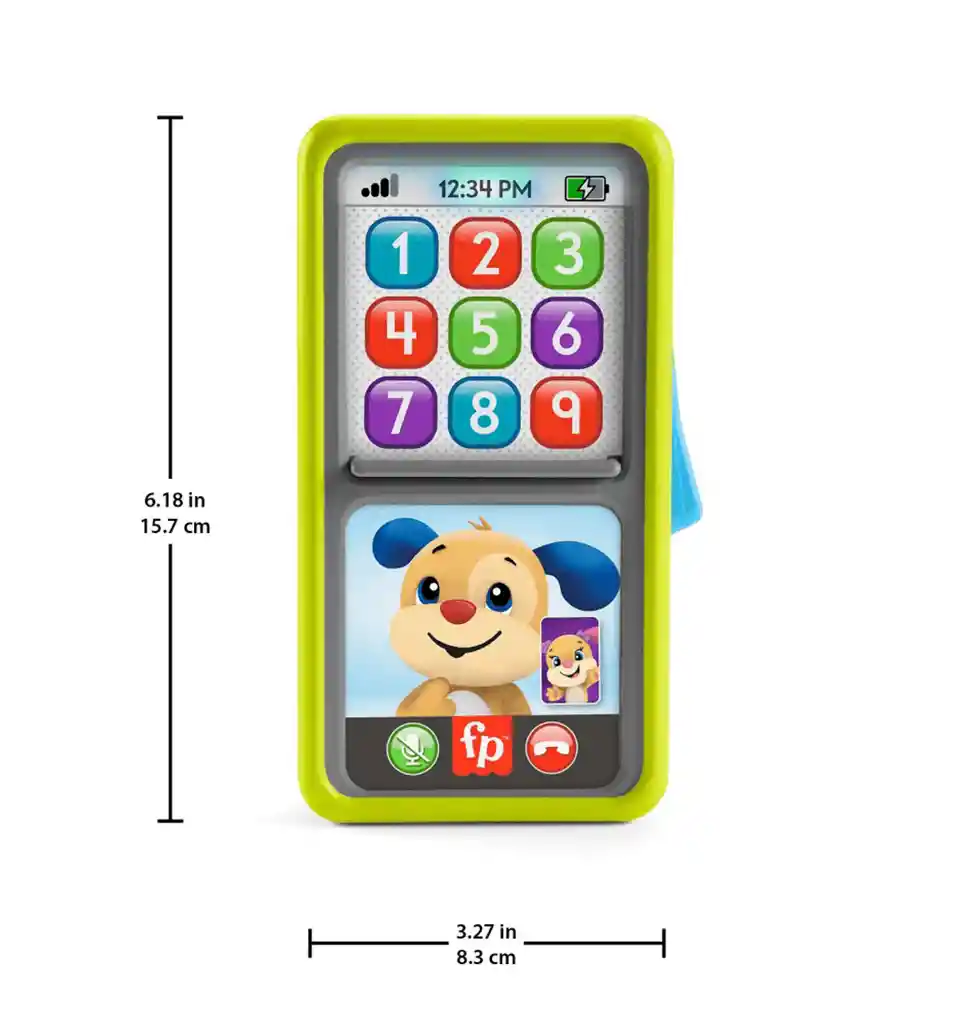 Telefono Smartphone De Aprendizaje Verde - Fisher Price