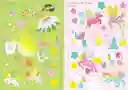 Libro Didáctico Diseño De Unicornios Stickers Para Niñas