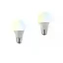 Nexxt Home 2 Unidades Smart Led Bulb Blanco Graduable 110v