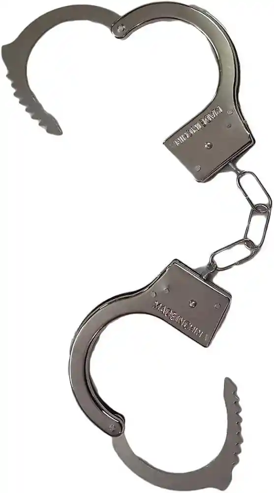 Esposas Metalicas Finas Cosplay Disfraz Accesorios Halloween