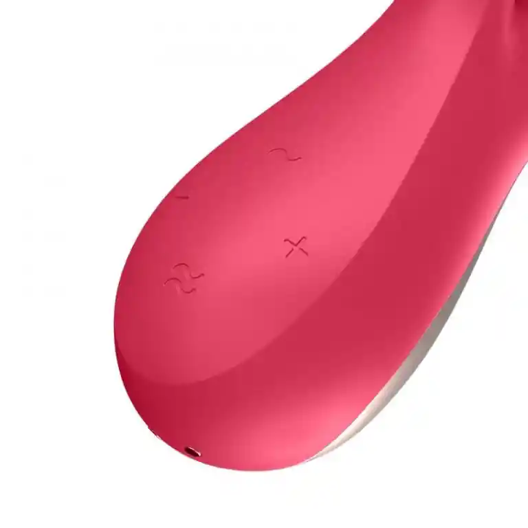 Satisfyer Mono Flex Con App Rojo - Vibrador Doble Estimulación