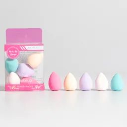 Juego De 5 Mini Beauty Blenders Para Maquillaje De Rostro