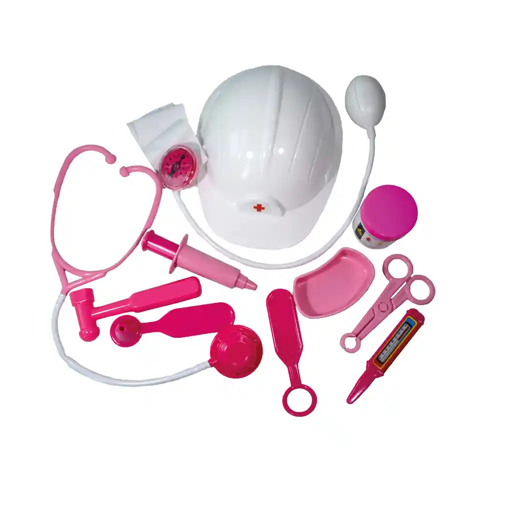 Set Educativo De Doctor Rosado Para Niñas