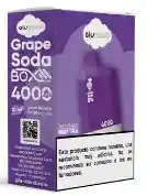 Glucloud Vapeador Box Pod Grape Soda 4000 Puff 5%