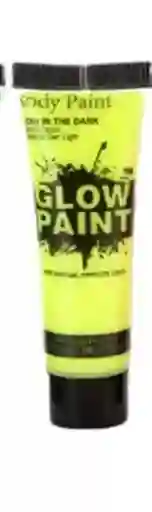 Pintucarita Neón Flourescente Color Amarillo Para Pintar Cara Y Cuerpo, Lavables, Aptas Para Discotecas, Festivales, Disfraz Halloween, Fiestas De Iluminación Glow Party Bodypaint