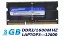 Memoria Ram Ddr3 8gb Para Pc Portátiles 1600 Mhz 1.5 Voltios Nueva! Sellada!