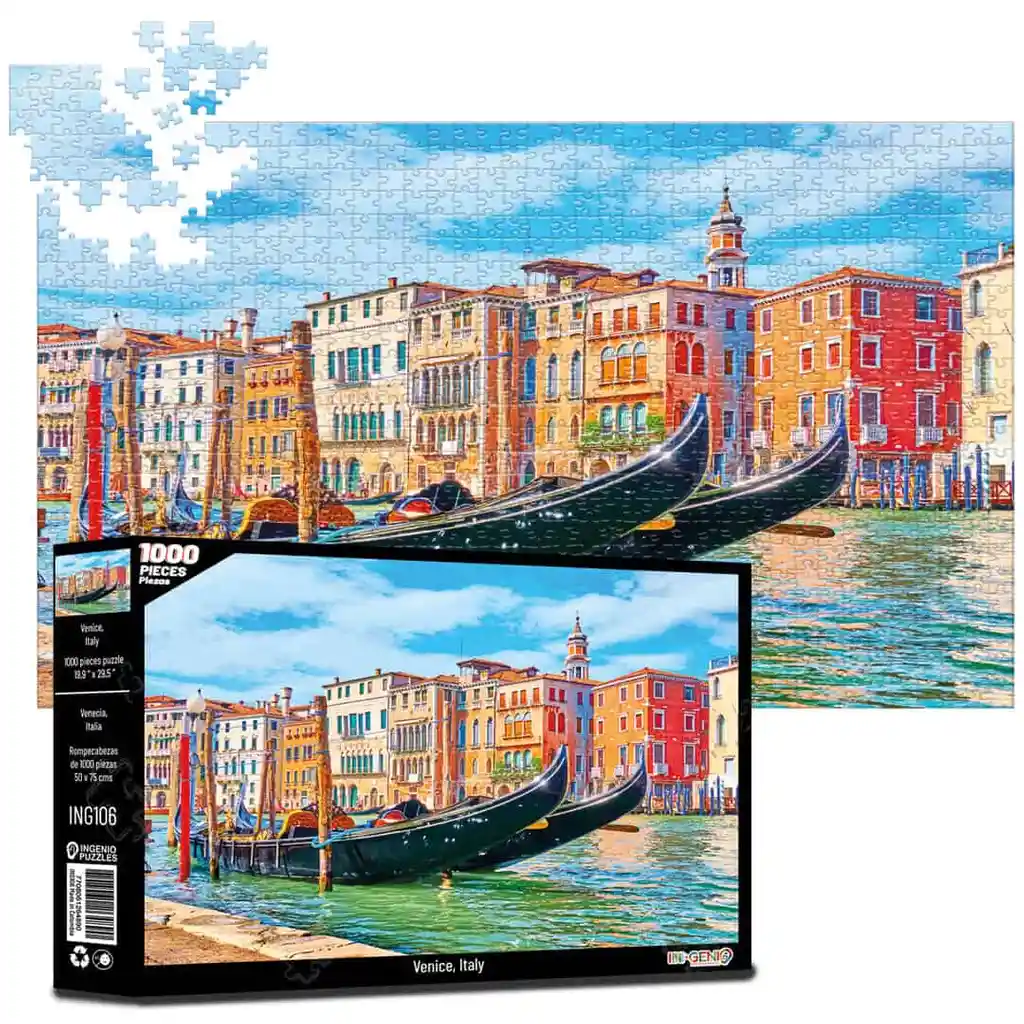 Rompecabezas 1000 Piezas Venice - Línea E