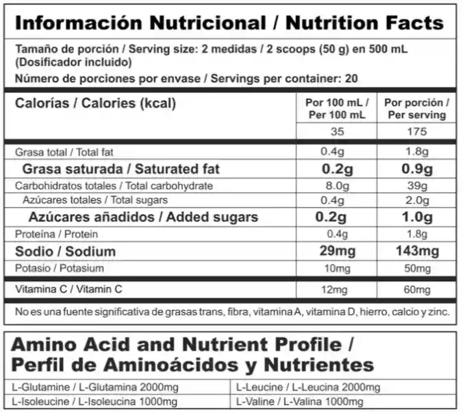 Mega Carbs Recuperador Muscular