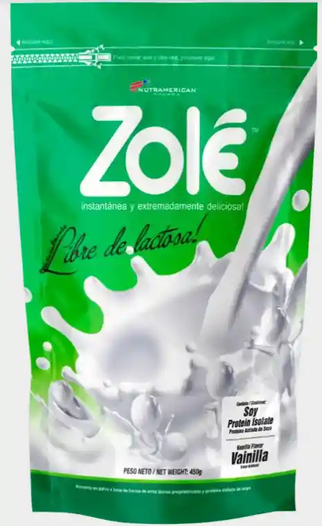 Zole Leche De Soya Proteina Vegana