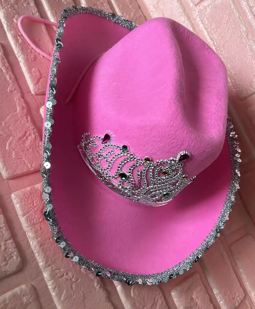 Sombrero Vaquera Rosado