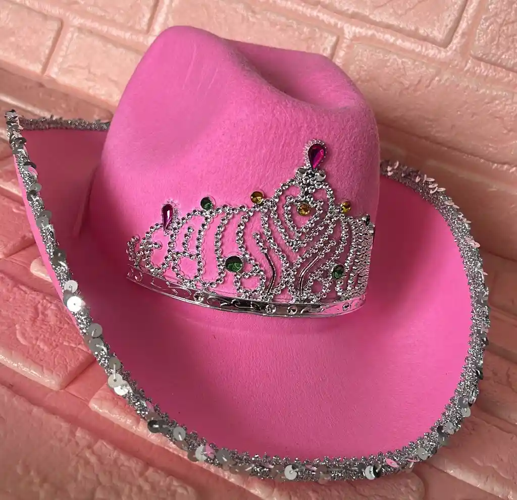 Sombrero Vaquera Rosado