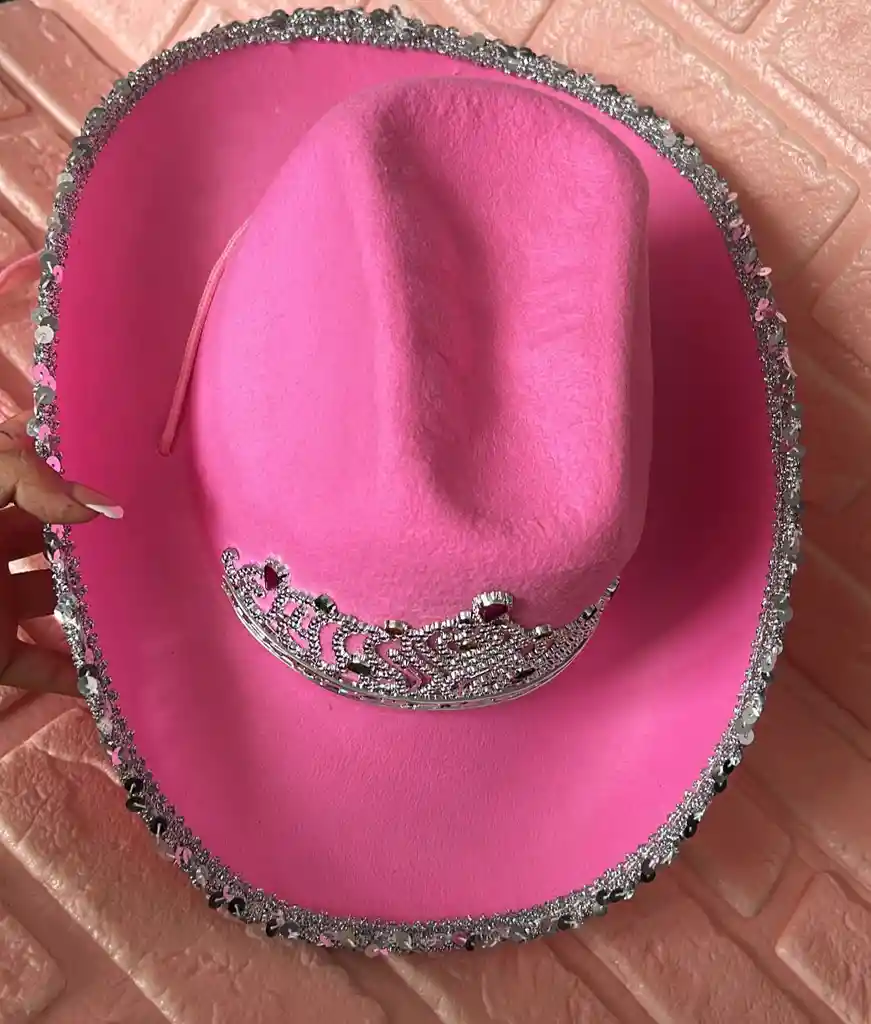 Sombrero Vaquera Rosado