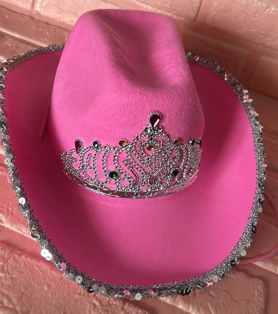 Sombrero Vaquera Rosado