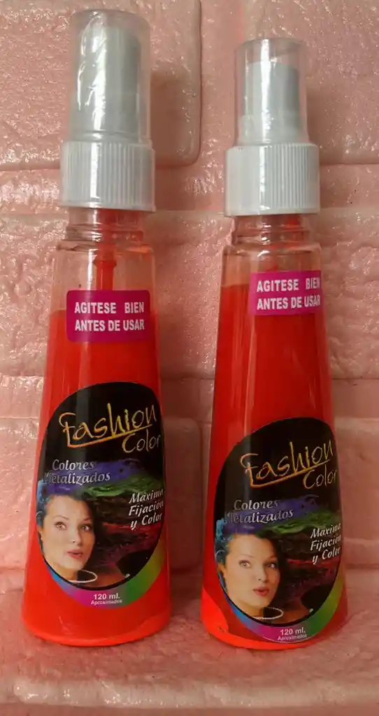 Laca Para Cabello Halloween Naranja 120ml