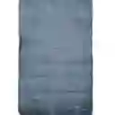 Tapete Pie De Cama Antideslizante Piel Conejo Sintetico Azul 50 X 80cm