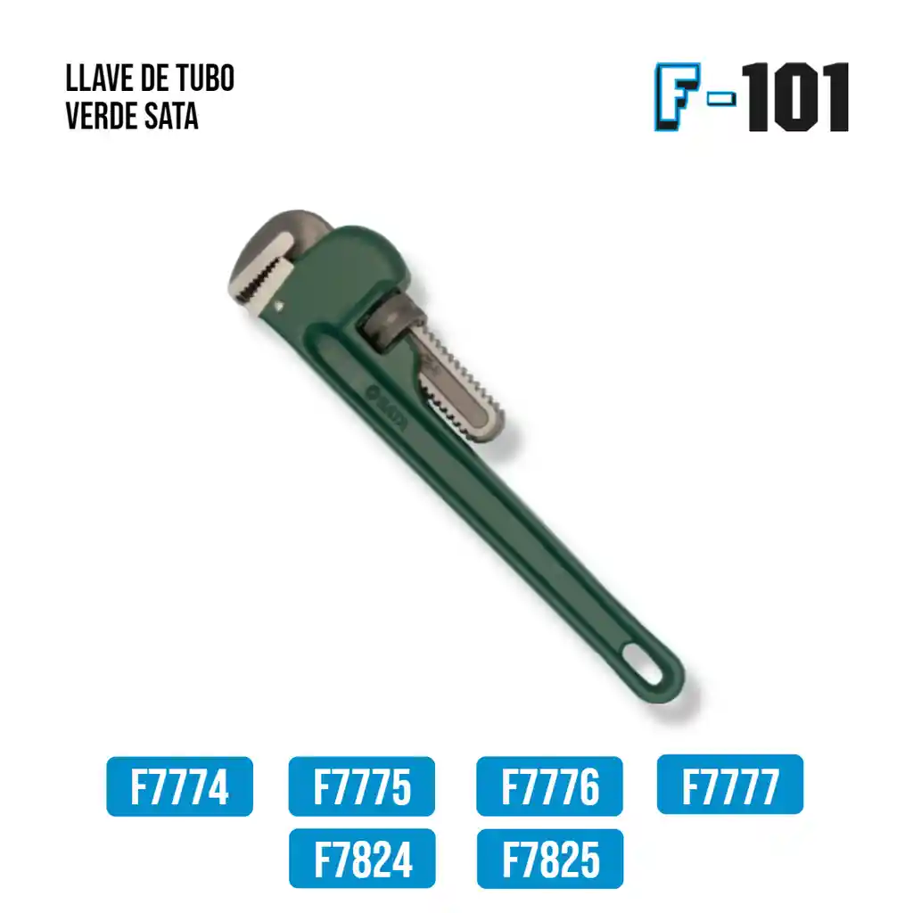 Llave De Tubo #18 Verde Sata St70816st