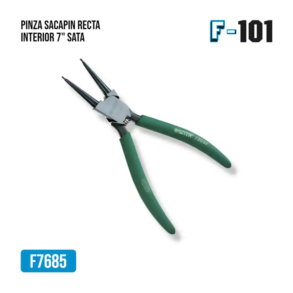 Pinza Sacapin Recta (interior) 7" 19-60mm Sata St72032st