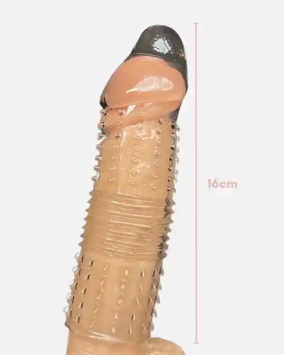 Funda Texturizada Para El Pene 16cm