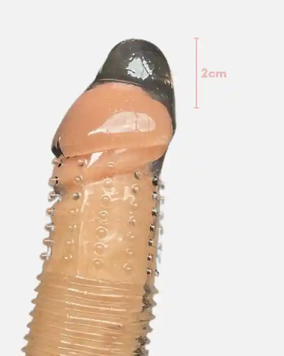 Funda Texturizada Para El Pene 16cm