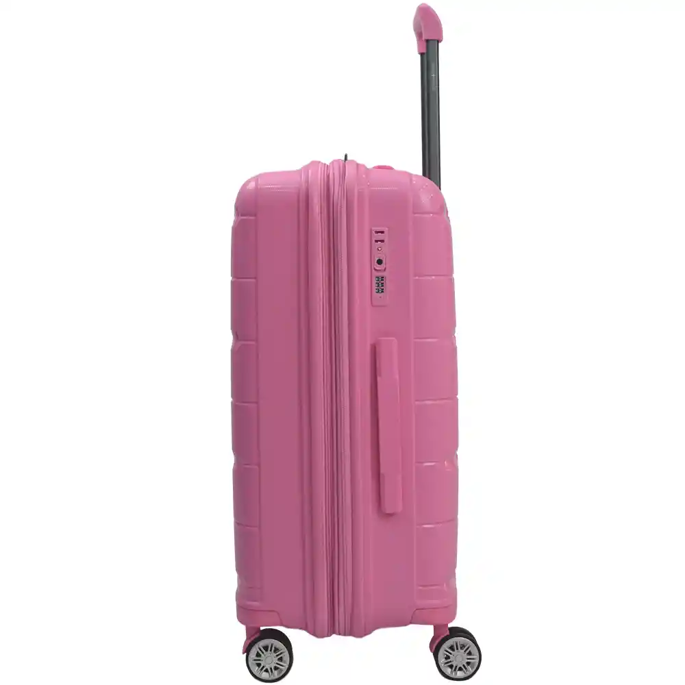 Maleta De Viaje 24″ Swiss World Pink, 100% Polipropileno