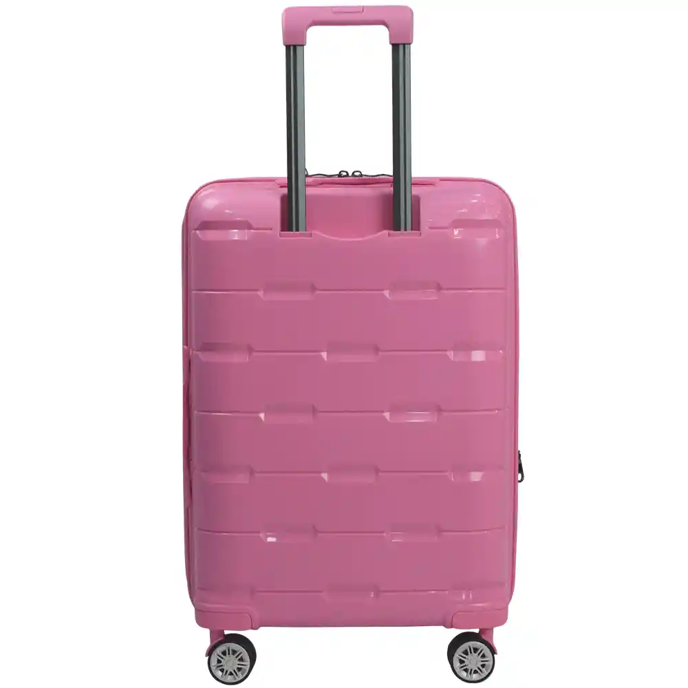 Maleta De Viaje 24″ Swiss World Pink, 100% Polipropileno