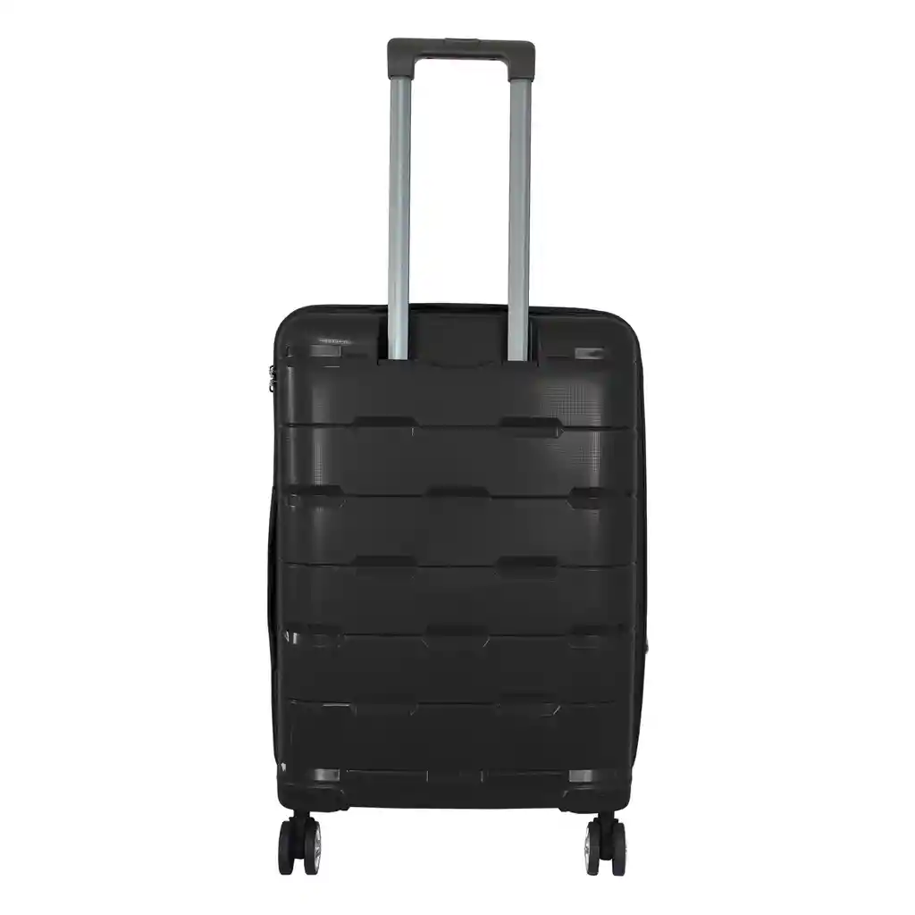 Maleta De Viaje 24″ Swiss World Black, 100% Polipropileno