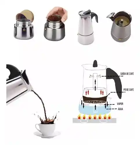 Cafetera Italiana 9 Tazas Espresso Maker