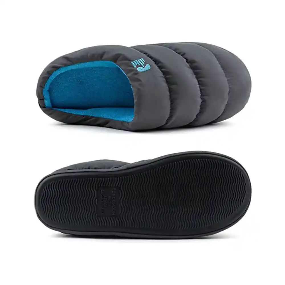 Rockdove Pantuflas Hombre Camp Ground Gris/azul M