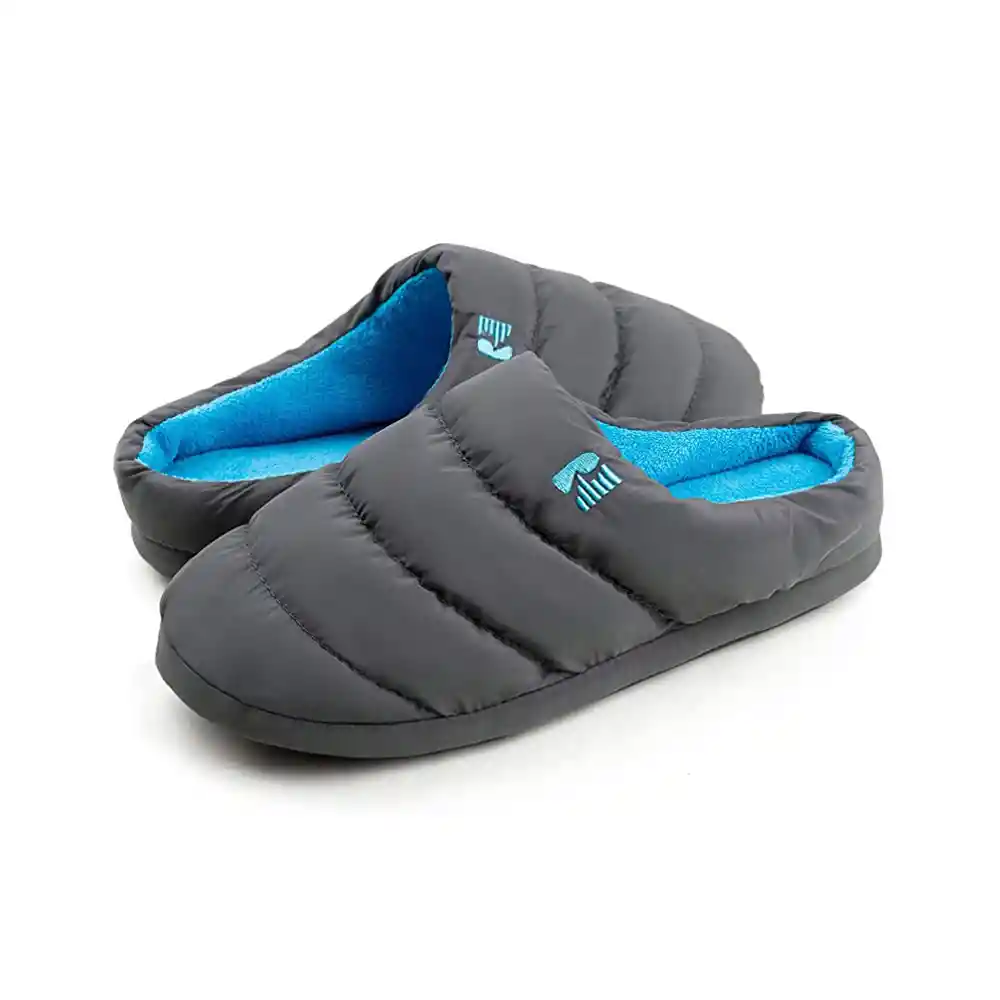 Rockdove Pantuflas Hombre Camp Ground Gris/azul M