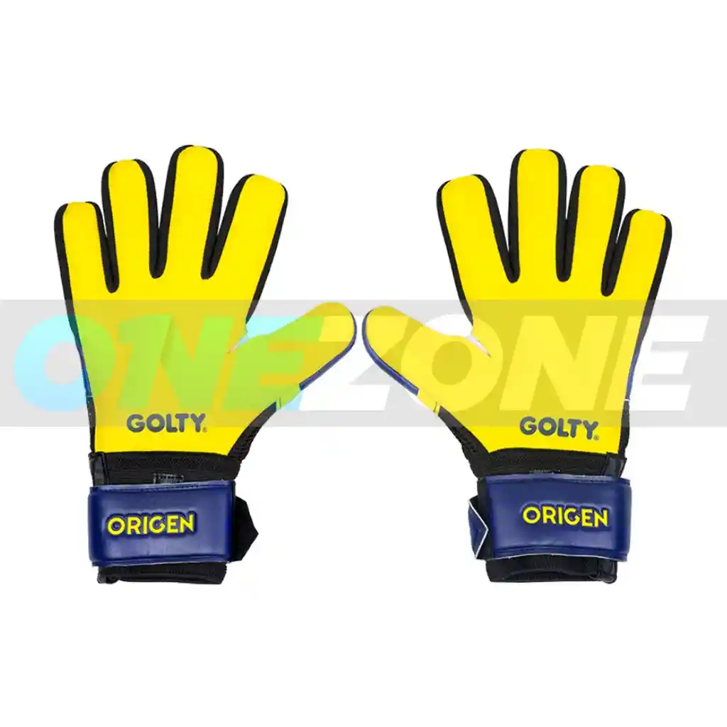 Guante De Fútbol Golty Competicion Origen Latex Natural/ Azul - Talla: 8