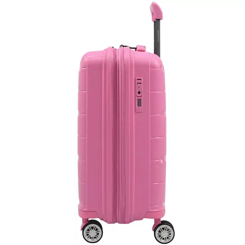 Maleta De Viaje 20″ Swiss World Pink, 100% Polipropileno