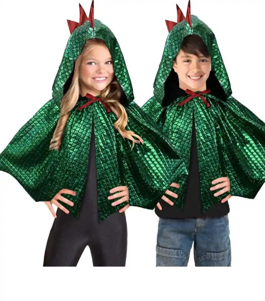 Halloween Dragon Hood Cape Capa De Dragon