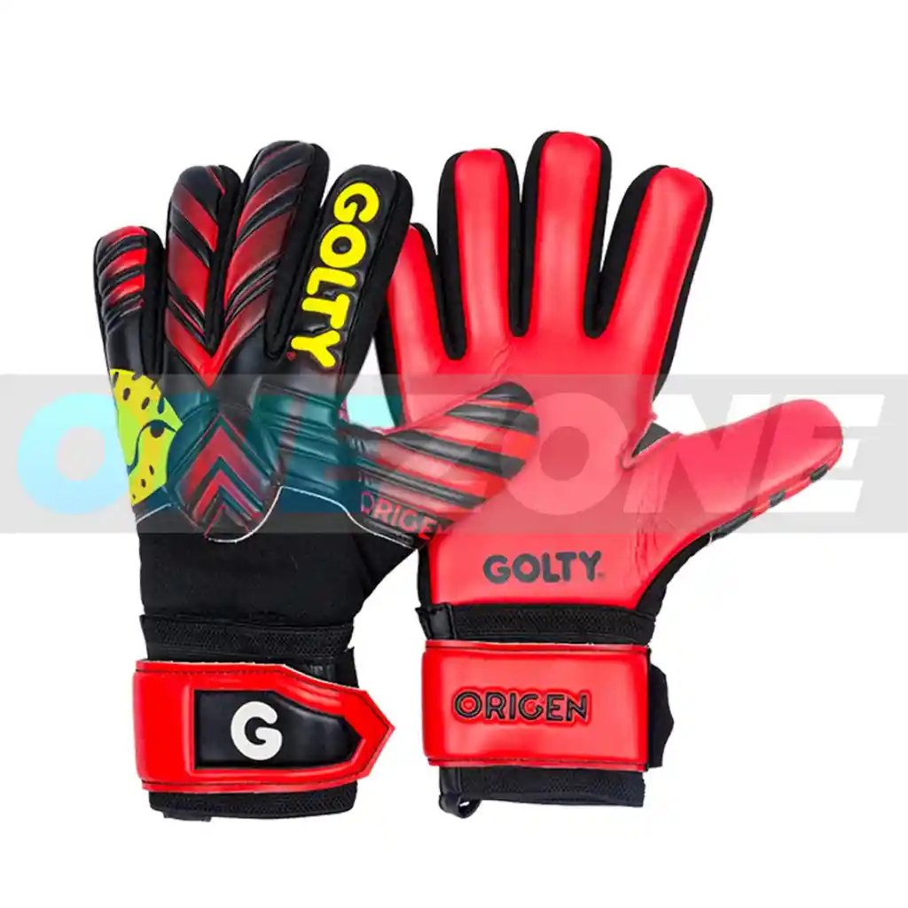 Guante De Fútbol Golty Competicion Origen Latex Natural/ Rojo - Talla: 9