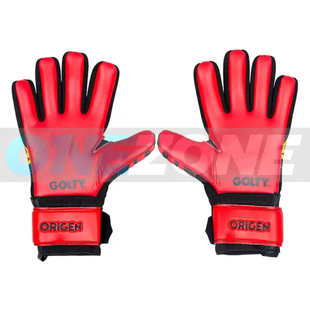 Guante De Fútbol Golty Competicion Origen Latex Natural/ Rojo - Talla: 9