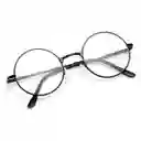 Gafas Redondas Estilo Harry Potter 5cm Lentes Disfraz Moda Marco Negro