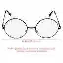 Gafas Redondas Estilo Harry Potter 5cm Lentes Disfraz Moda Marco Negro