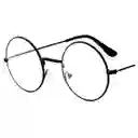 Gafas Redondas Estilo Harry Potter 5cm Lentes Disfraz Moda Marco Negro