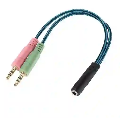 Adaptador Divisor Y 3.5mm 1a2 Auriculares Cable Aux Audio