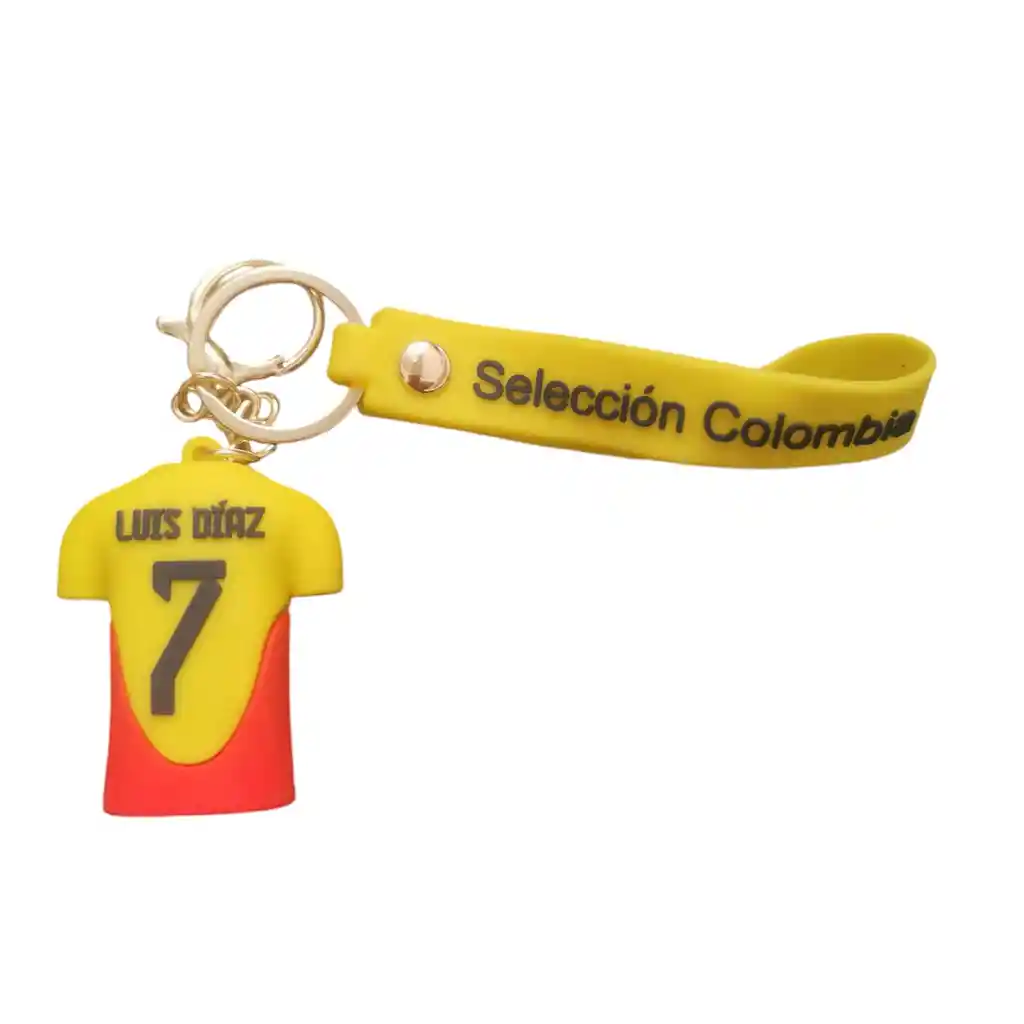 Llavero 3d Silicona Selección Colombia