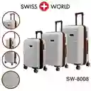 Set X 3 Maletas Swiss World, 100% Polipropileno