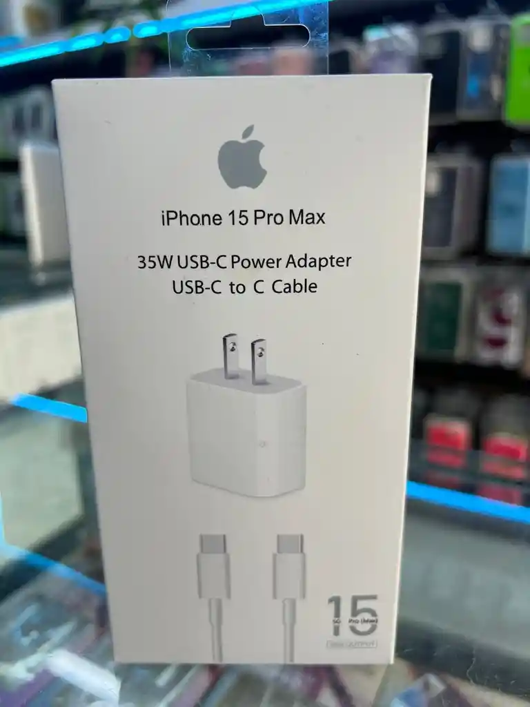 Cargador Iphone 15 Pro Max -35w