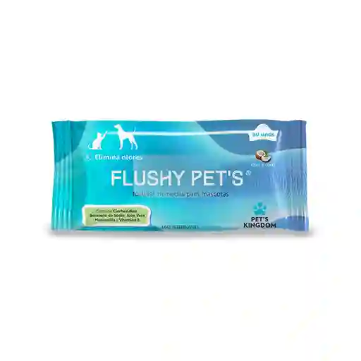 Flushy Pets Toallas Humedas X80