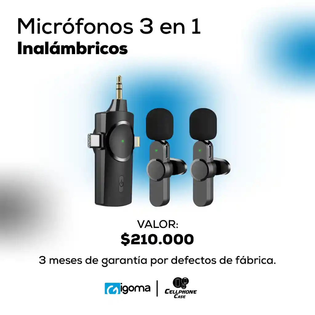 Micrófonos 3 En 1