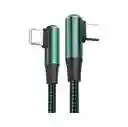Cable Carga Rapida Pd 20w Usb Tipo C A Iphone De 50 Cm Verde
