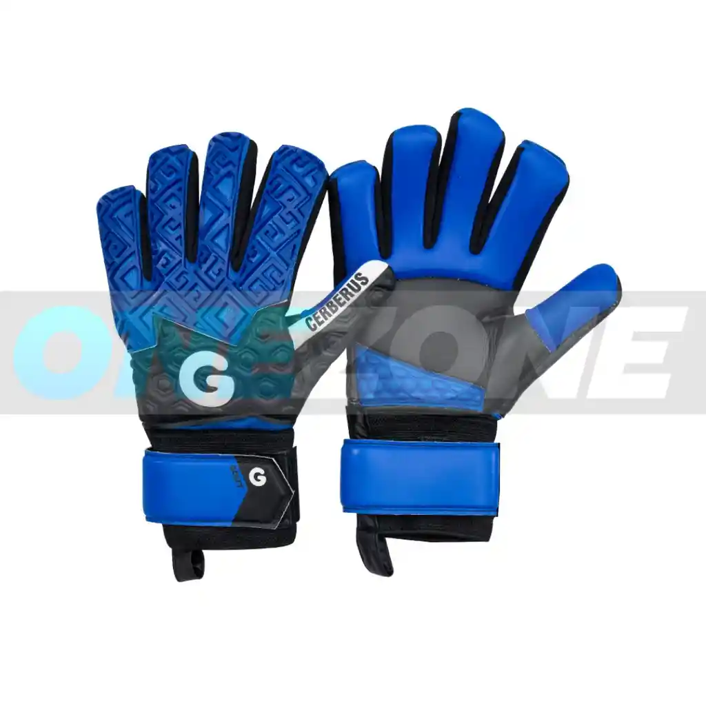 Guante De Fútbol Golty Profesional Cerberus Corte Negativo/ Azul - Talla: 9