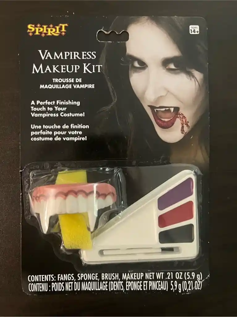 Maquillaje Y Kit De Vampiro Deluxe Spirit