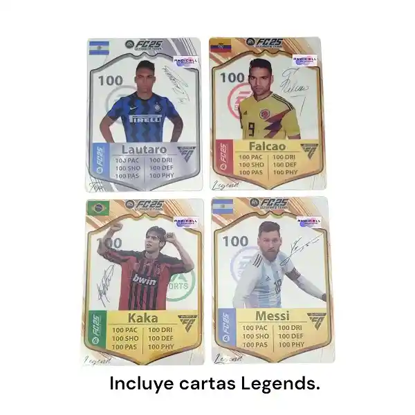 150 Cartas Fútbol Fc 25 Ultimate Team Premium Edition