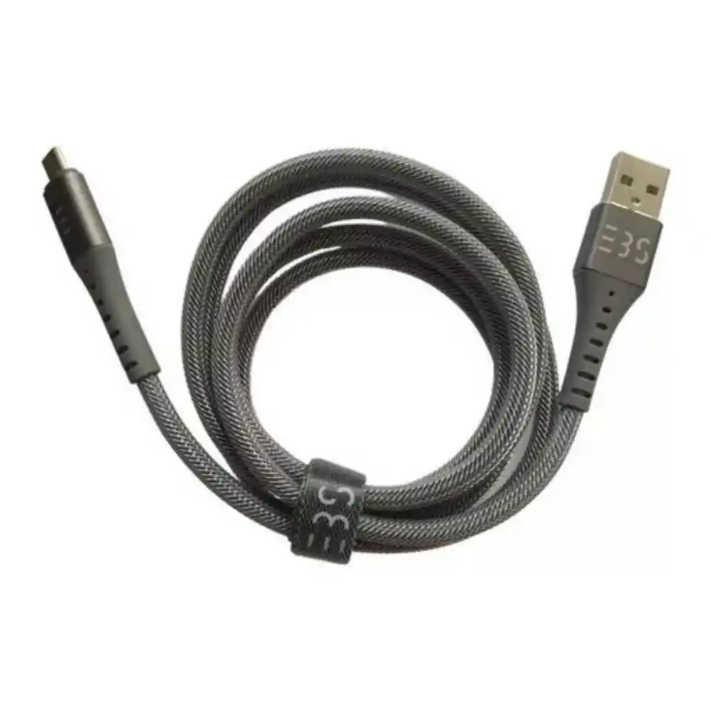 Cable Micro Usb Ebs Data Cable V8 1,20m Gris Ultra Speed