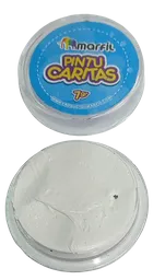 Pintucaritas Maquillaje Color Blanco Halloween Hora Loca Carnaval