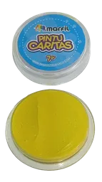 Pintucaritas Maquillaje Color Amarillo Halloween Hora Loca